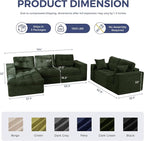 MAXYOYO Modular Sectional Sofa - Image 3