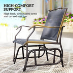Outsunny 3 Piece Outdoor Glider Chair - Image 6