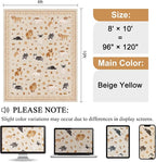 DUKINO 8x10 Area Rug, Washable Dog Rugs - Image 2