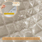 HDCAXKJ 100% Waterproof Reclining Sectional Couch Covers L Shape Recliner Sofa - Image 3