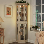 Glass Corner Display Cabinet - Image 8