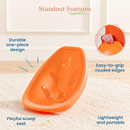 ECR4Kids Plastic Leaf Scoop Floor Rocker Seat, Classroom Furniture - Image 5