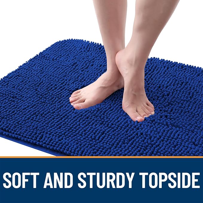 OLANLY Dog Door Mat for Muddy Paws 47x20, Super Absorbent Chenille Mud Mat | - Image 4
