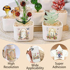4 Sheets Rub on Transfers for Crafts, Gardens and Butterflies Furniture - Image 4