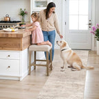 2x6 Washable Runner Rug for Kitchen: Easy-Clean Stain Resistant Carpet for - Image 2