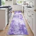 RELEANY Washable Runner 2'x6' Abstract Area Rug by RELEANY