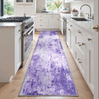 RELEANY Washable Runner 2'x6' Abstract Area Rug by RELEANY