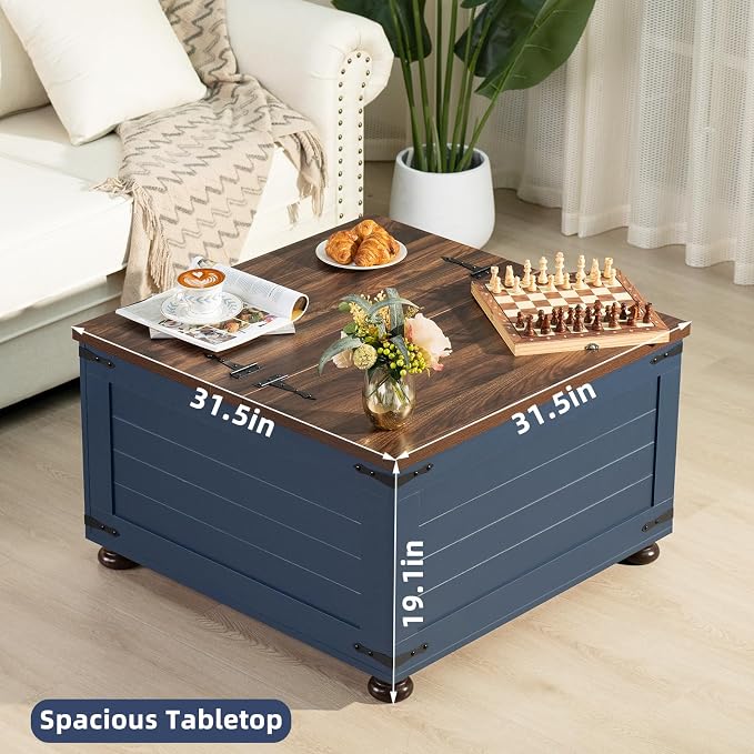 Joaxswe Farmhouse Coffee Table - Image 4