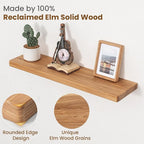Floating Shelves for Wall, Round Edge Wall Shelves - Image 3