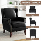 Pia Ricco High Back Floral Accent Chair - Image 3