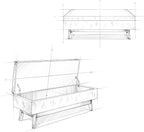 SIMPLIHOME Owen Rectangular Storage Ottoman - Image 13