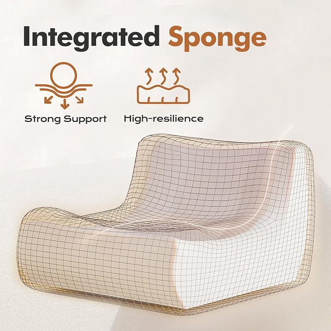 Bean Bag Loveseat Chair Big Sofa Beanbag Chair - Image 8