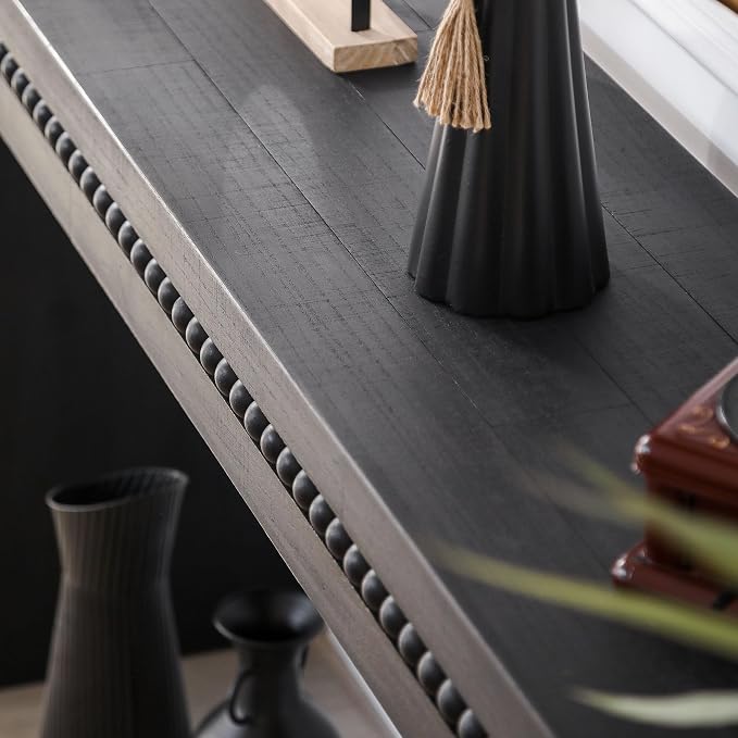 64" Console Table for Living Room, Long Sofa Table Behind Couch - Image 6