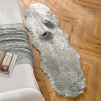MIULEE Fluffy Area Rug 2x6 ft Faux Fur Sheepskin Rug - Image 3