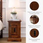 Leick Home Mission Narrow End Table, Solid Wood, - Image 6