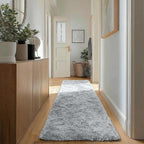 Grey Runner Rugs for Hallway 2x6 Ft, Long Bedside Rugs Bedroom Kids | Super - Image 5