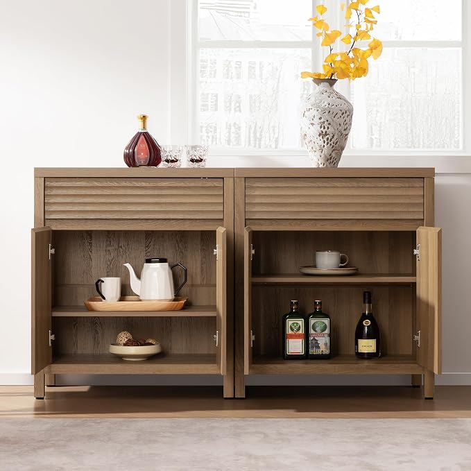 SICOTAS 29" Fluted Buffet Cabinet - Image 4