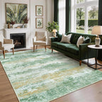Aelenmu 8x10 Area Rugs for Living Room Washable Bedroom Dining Room Green | by Aelenmu