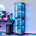 Display Cabinet with Glass Doors, Display Case with Lights and Human Body Sensor by Unknown