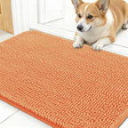 OLANLY Dog Door Mat for Muddy Paws 30x17, Super Absorbent Chenille Mud Mat | by OLANLY