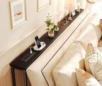 SUPERJARE 78.8 Inch Narrow Console Table - Image 2