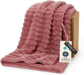 Bedsure Soft Throw Blanket for Couch Decor Gifts Dusty Pink 50"x70" | Birthday by Unknown