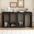 Bookshelf, Modular Storage Shelves Entryway Console Table Organizer - Image 7