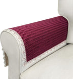 Couch Arm Cover, Sofa Arm Covers, Non-Slip Lace Armrest Cover, by Becoolifer