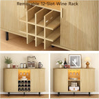 ONBRILL 55" Wine Bar Cabinet - Image 7