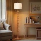 65.5" Natural Real Wood Floor Lamp - Image 5