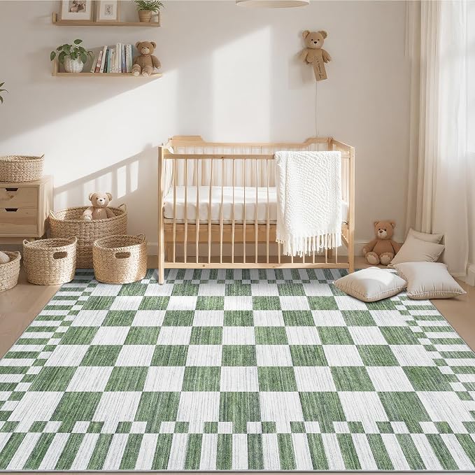 GarveeHome Checkered Rug 3x5 Area Rugs - Image 9