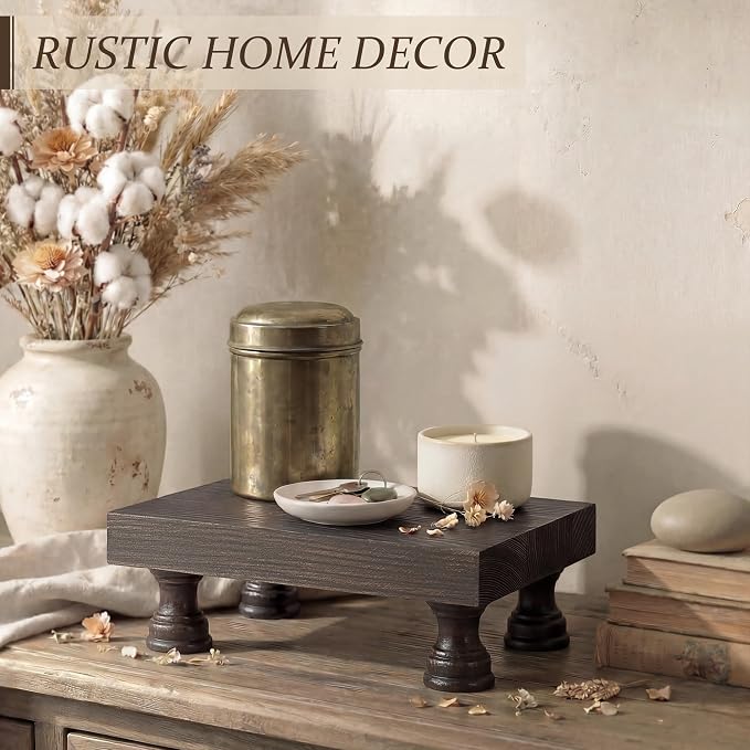 EOSAHR Retro Pine Wood Riser Display Stand - Image 3