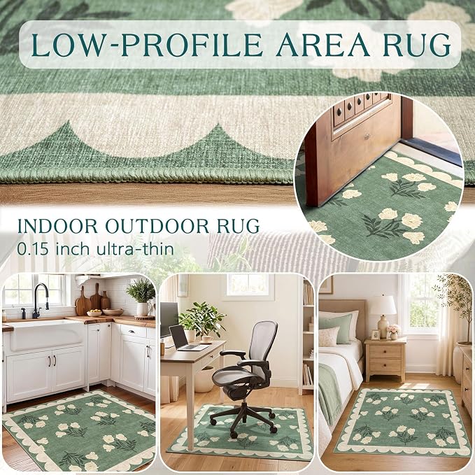 3x3 Square Entryway Rug - Image 5