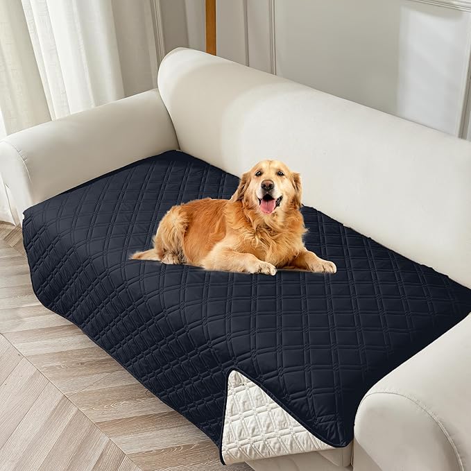 Genina Waterproof Couch Cover, Washable Anti-Slip 51 inch Loveseat Sofa Covers by Genina