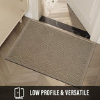 Sturdy Front Door Mat, Absorbent Muddy Dirt Resist Welcome Door Mats Outdoor - Image 6