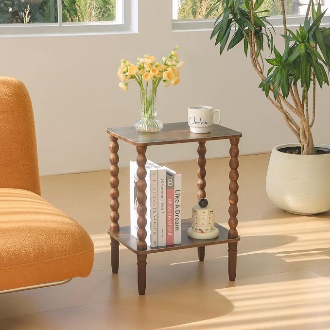 Fultyle Side Tables Set of 2, Small End Table - Image 4
