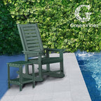 GREENVINES Outdoor Rocking Chairs | Set of 2 | Porch Rocker | HDPE Plastic | - Image 4