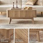 mopio Brooklyn Coffee Table, Lift Top Coffee Tables - Image 3