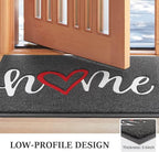 Door Mat Welcome Mat Floor Mat for Entryway, High Traffic Areas | Low Profile - Image 4