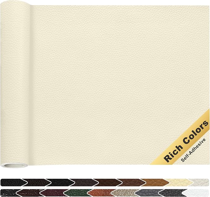 KING MOUNTAIN Leather Repair Patch, 16 x 60 Inches self Adhesive Leather Repair by ForABetterHomeLife