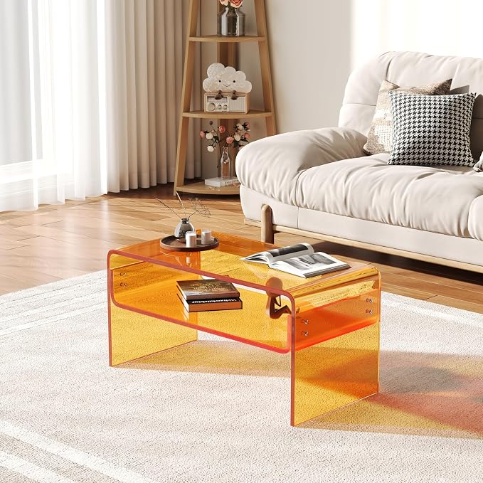 Acrylic Coffee Table, Modern Tea Table - Image 4