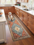 SERISSA 3x7 Washable Non Slip Boho Runner Rug by SERISSAHomeDecorCollection