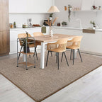 Small Area Rugs for Bedroom, 2×4 Non Slip Runner Rug, Matte Brown | Washable - Image 9