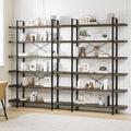 OtterOasis Bookshelf Set, Heavy Duty 6-Tier Industrial Bookcase, 120lbs Shelf by OtterOasis
