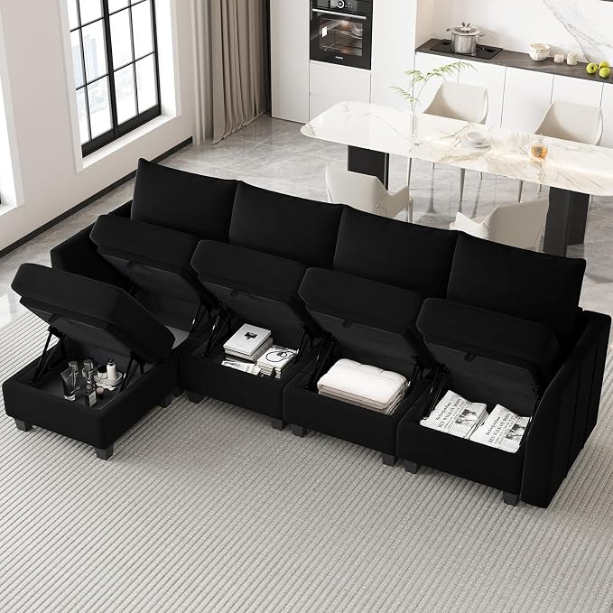 Belffin Modular Sectional Sofa Couch - Image 4