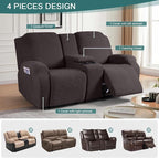 Ruaozz Loveseat Recliner Covers - Image 4