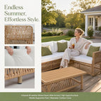 ABCASA Outdoor Patio Sectional Furniture Set - Image 7