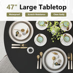 weselon 47 inch Round Dining Table - Image 4