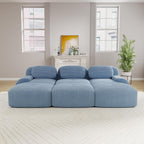 Boneless Sectional Couch, No Assembly Required, 117.3” Modular Cloud Sofa - Image 2