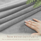 Arfntevss Sectional Recliner Couch Covers Velvet Washable Corner Sectional Sofa - Image 4
